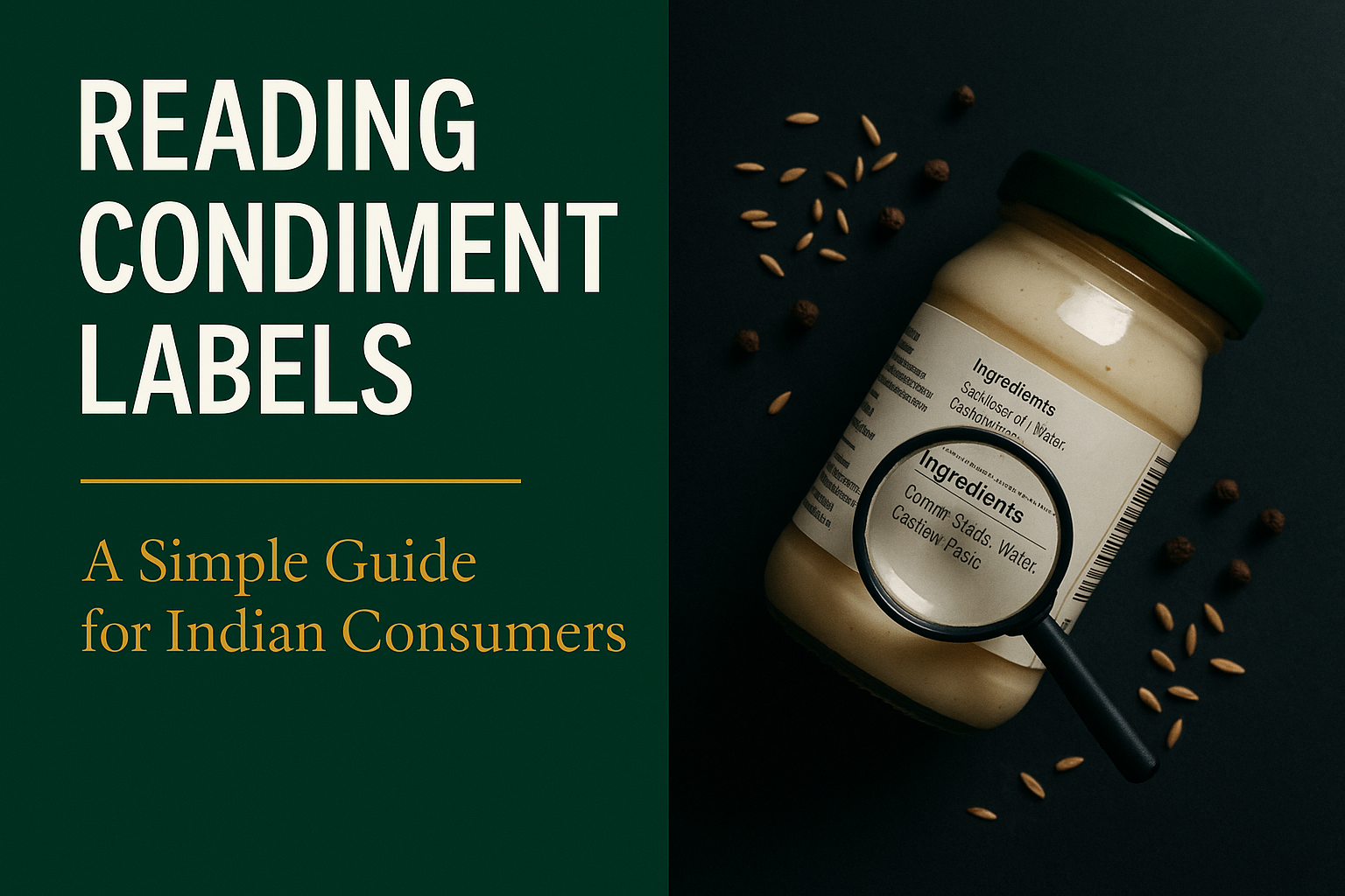 How to Read Condiment Labels in India: A Simple Guide