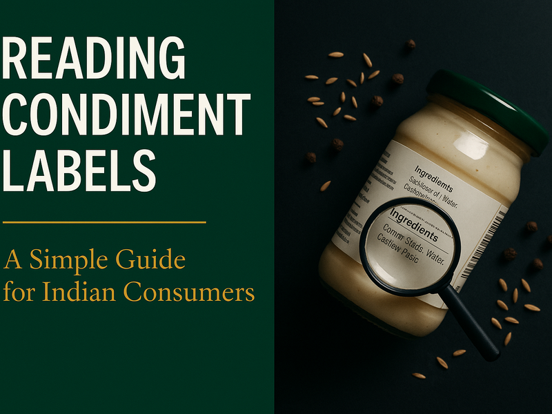 How to Read Condiment Labels in India: A Simple Guide