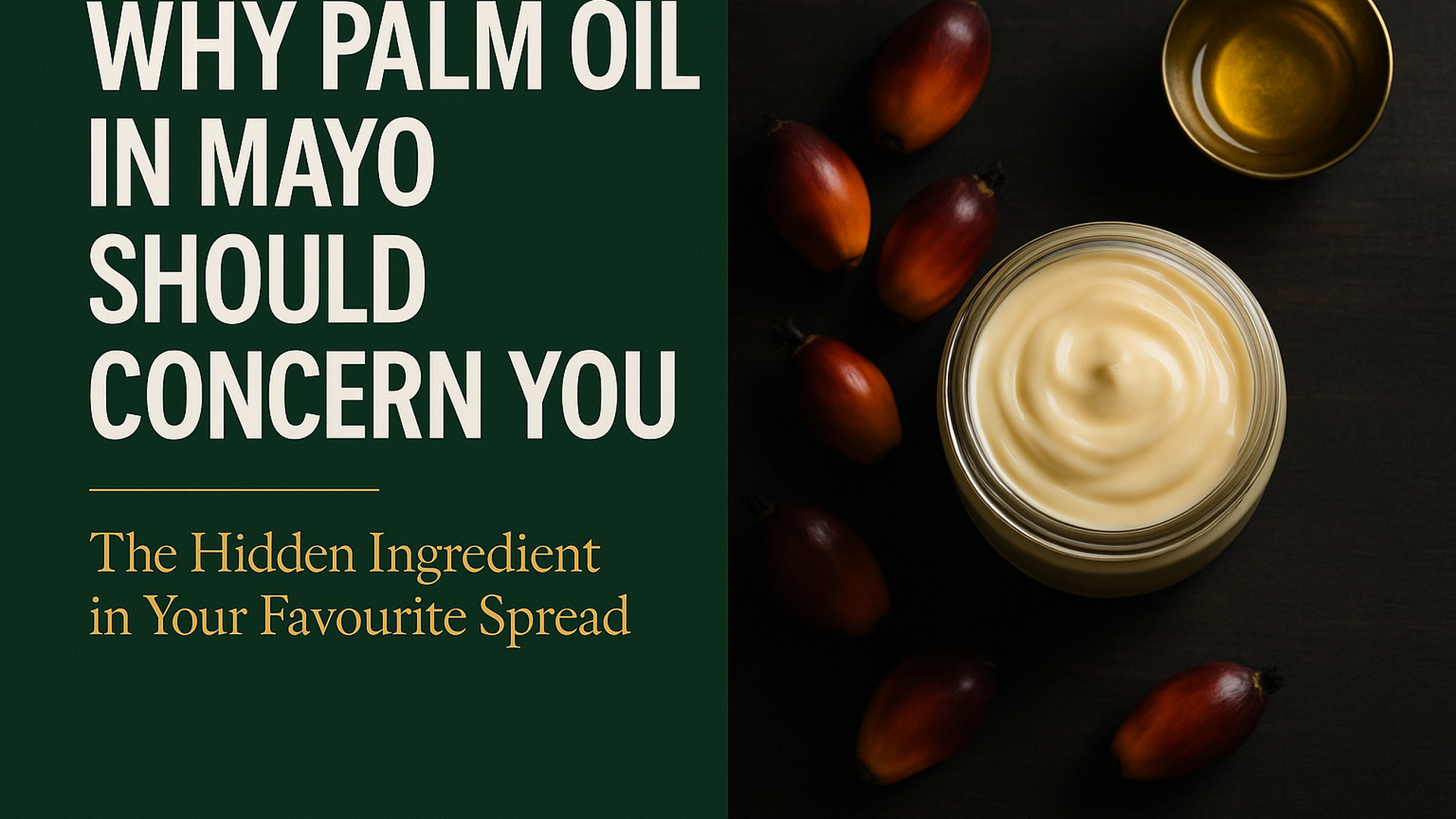 Why Palm Oil in Mayo Should Concern You (And What to Use Instead)
