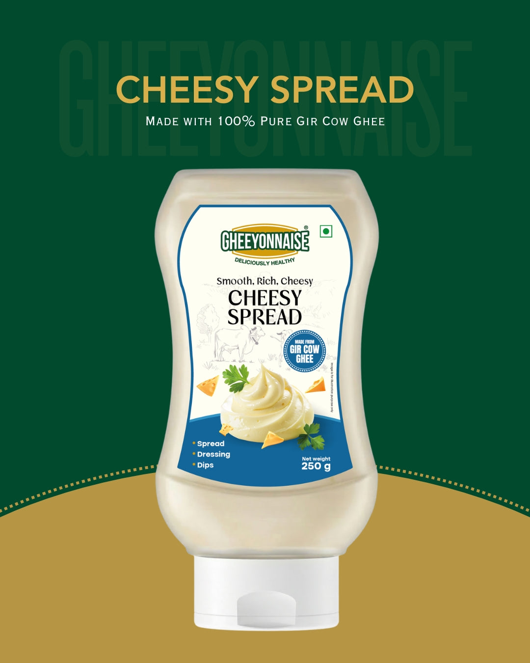 Gheeyonnaise Cheesy Spread