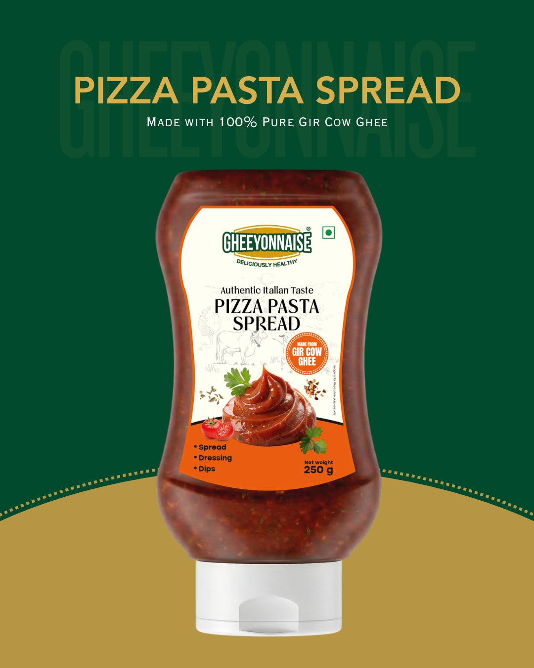 Gheeyonnaise Pizza Pasta Spread