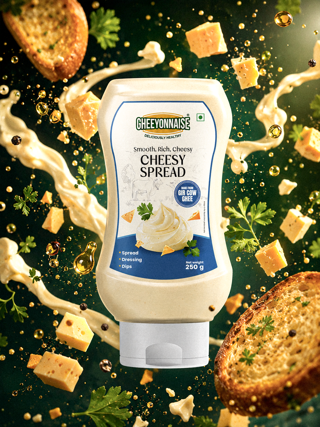 Gheeyonnaise Cheesy Spread