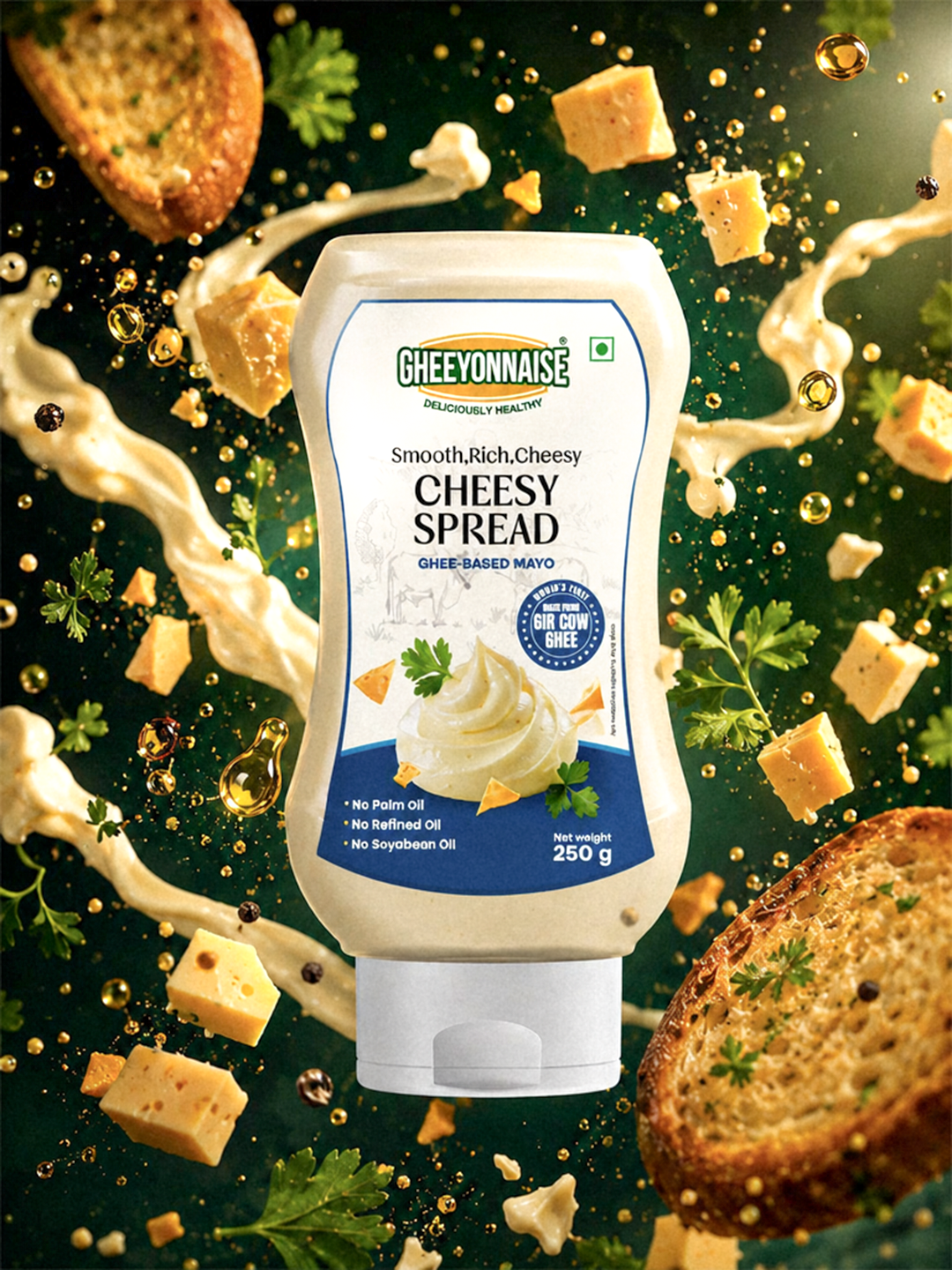 Gheeyonnaise Cheesy Spread