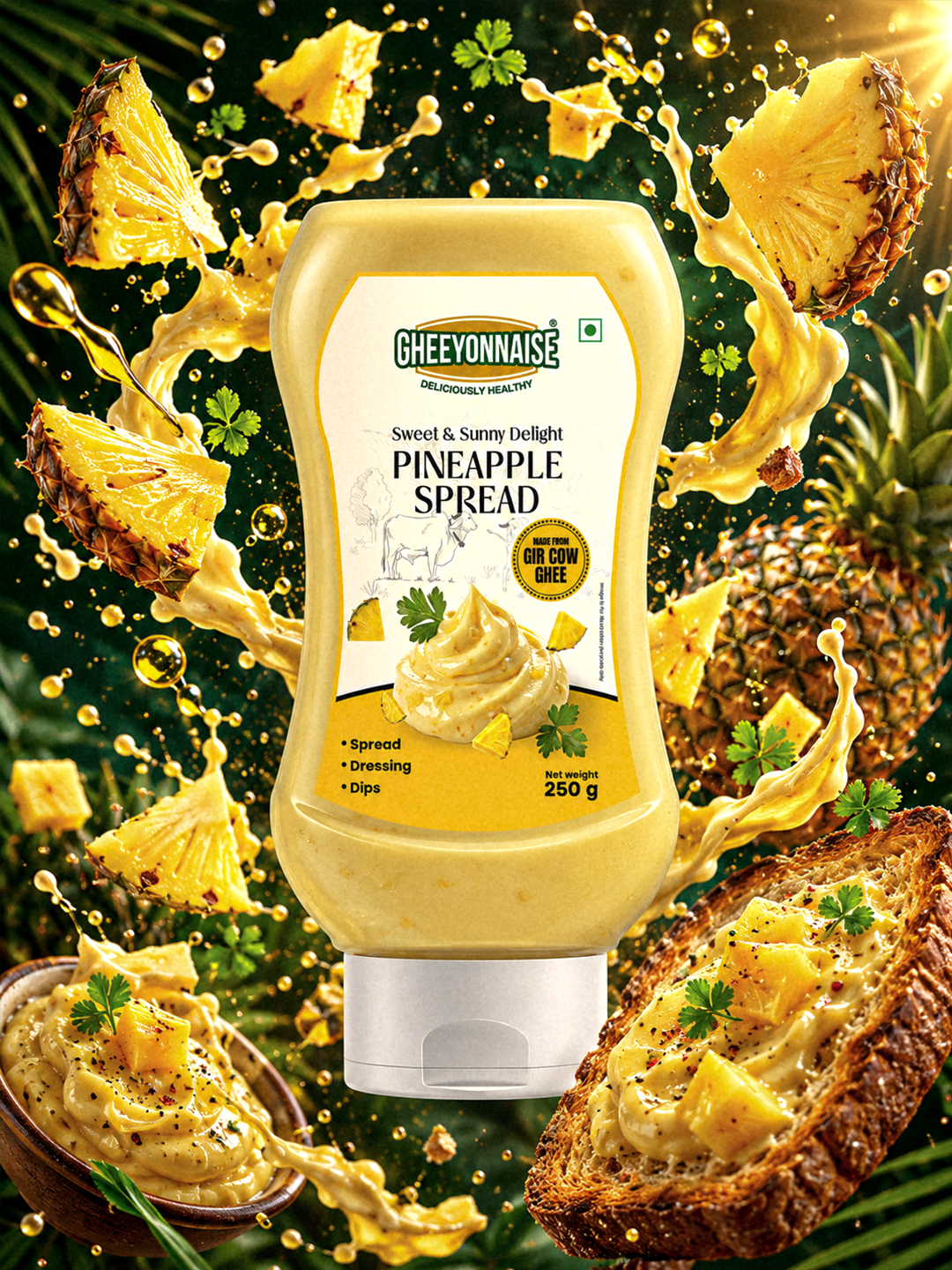 Gheeyonnaise Pineapple Spread