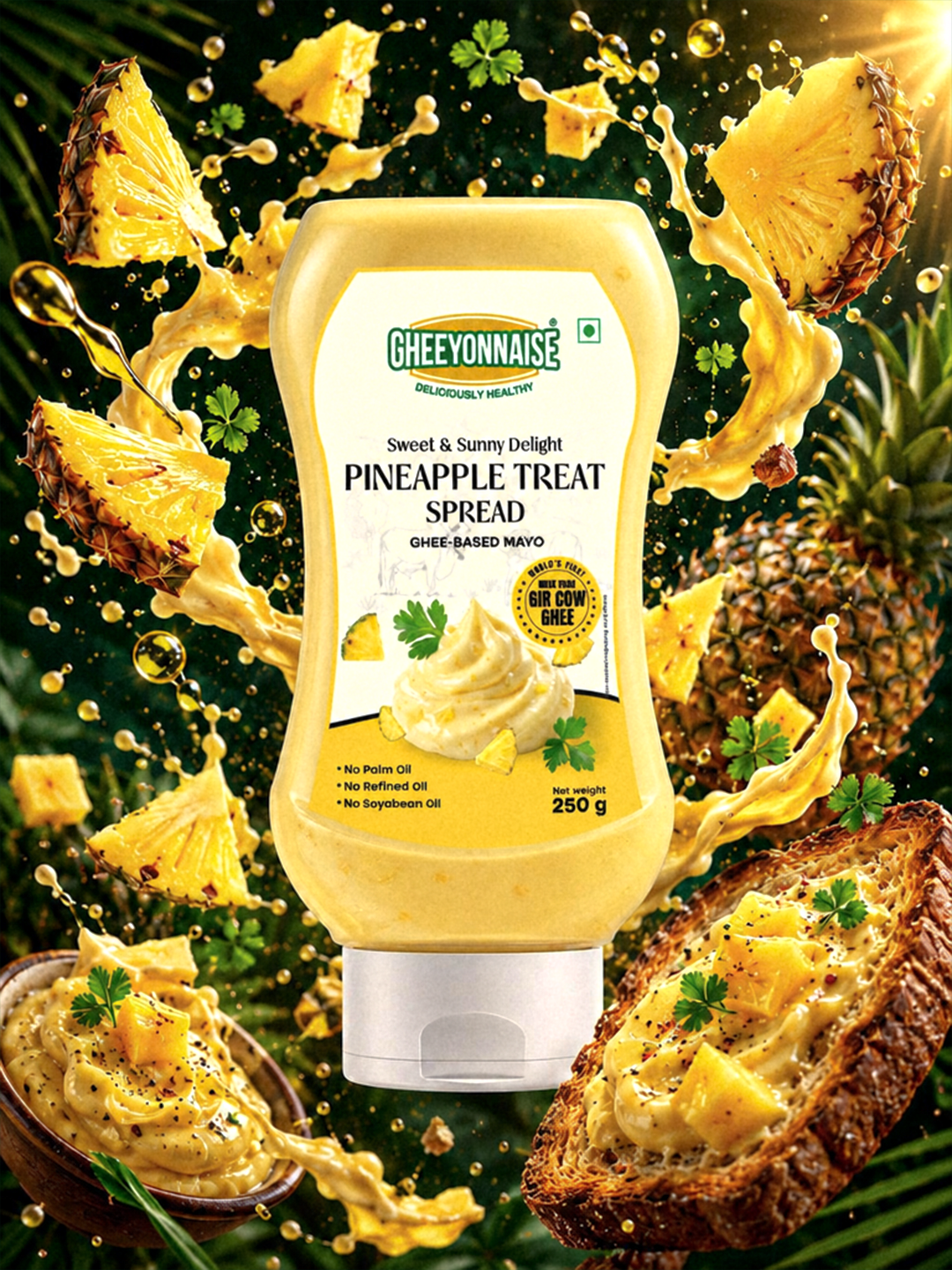 Gheeyonnaise Pineapple Spread