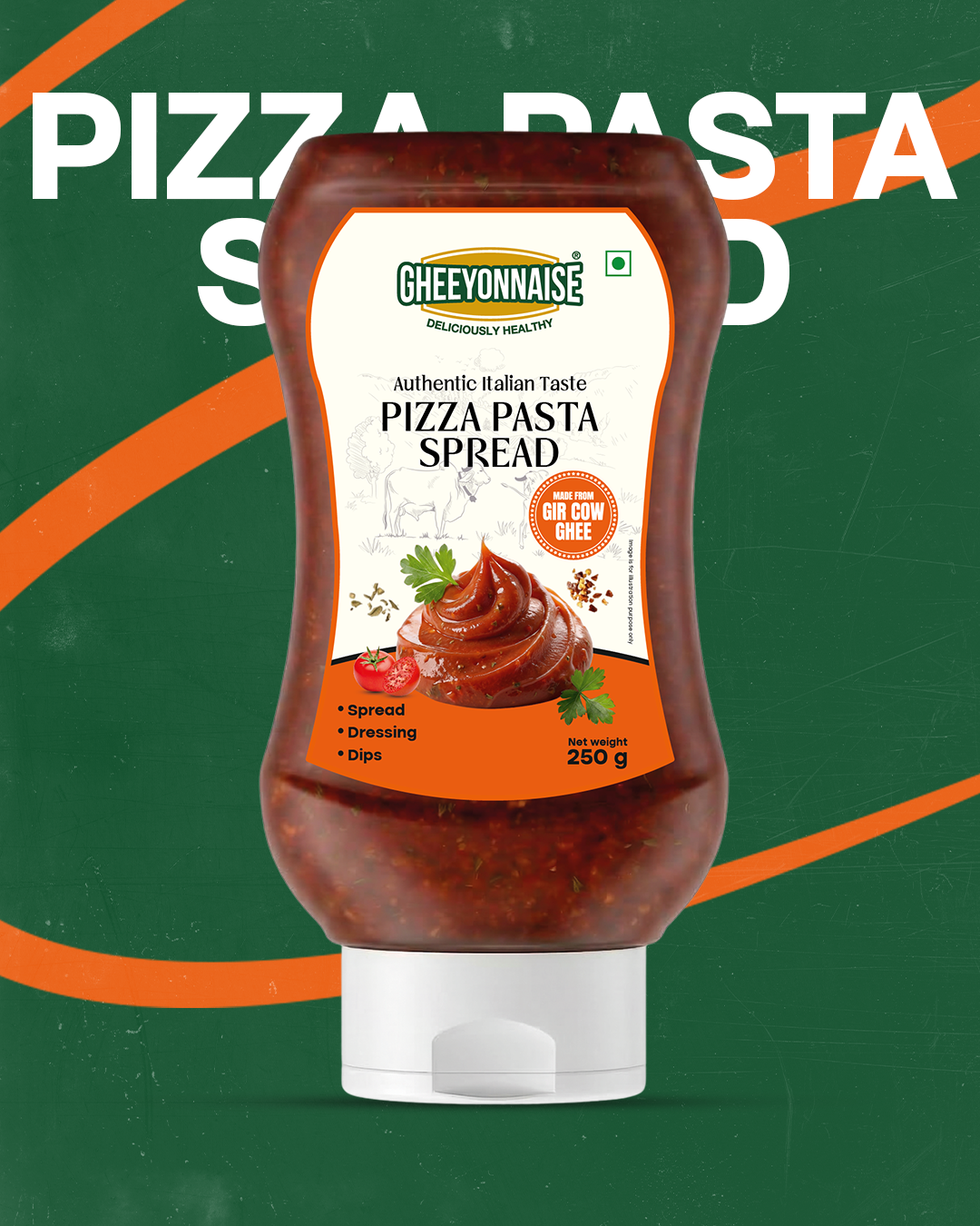 Gheeyonnaise Pizza Pasta Spread