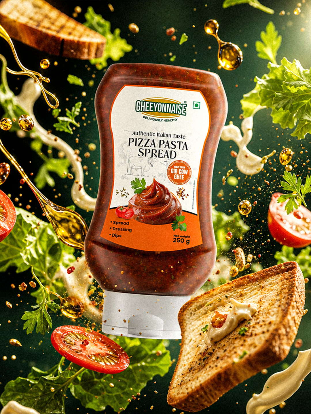 Gheeyonnaise Pizza Pasta Spread