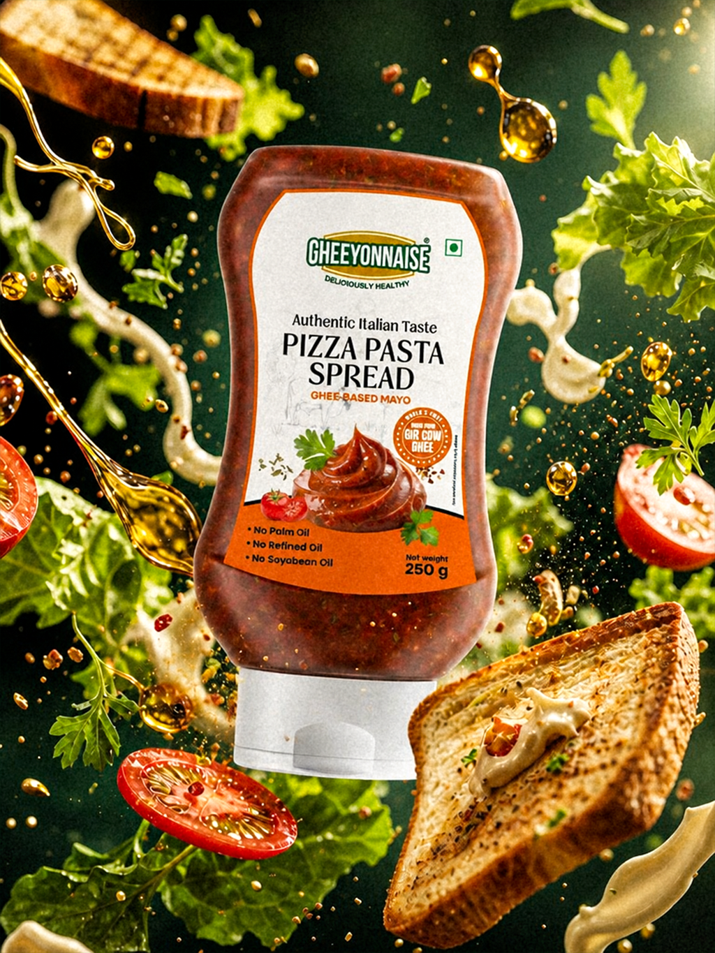 Gheeyonnaise Pizza Pasta Spread